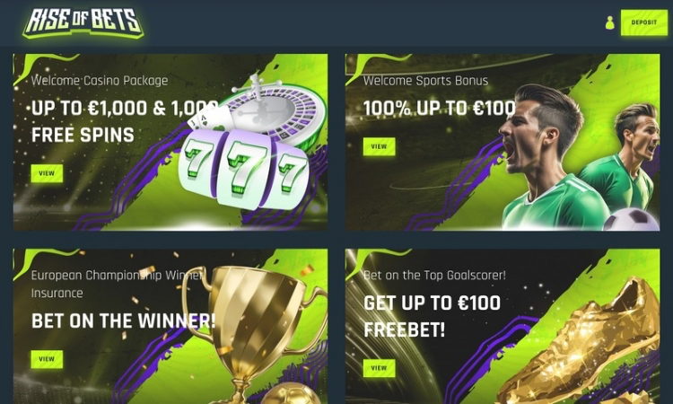 Rise of Bets bonussen